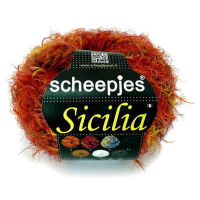 Scheepjes sicilia 2 rood geel op=op 