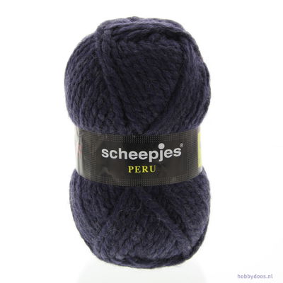 Scheepjes Peru 0090 donker blauw op=op uit collectie 