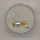 sluiting met parel goud klein