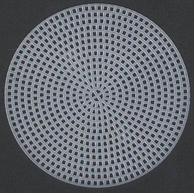 Plastic canvas rond 11 cm 10 stiks 