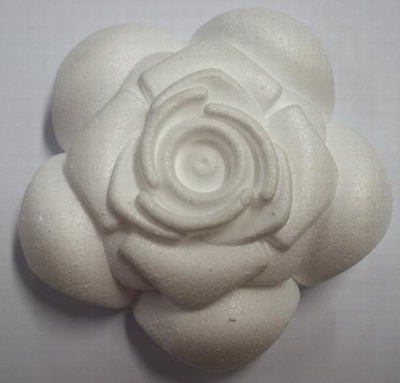 Styropor - piepschuim roos op=op 