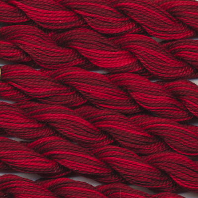 DMC cotton perle 5 - 0115 rood - donker rood op=op uit collectie 