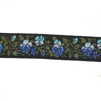 Band rozen 0000 zwart blauw 24 mm op=op 