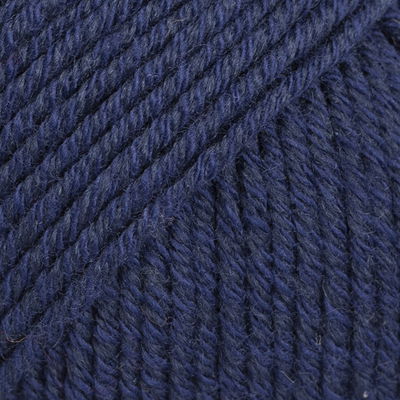 DROPS Cotton merino 08 marine blauw