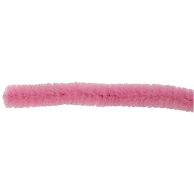 Chenille 15 mm - 30 cm roze 5 stuks 