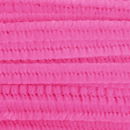 Chenille 12 mm - 30 cm hot pink (10 stuks)