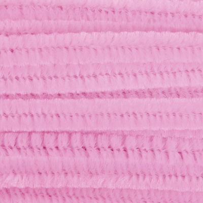 Chenille 12 mm - 30 cm pink 10 stuks 