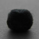 Pompon 25 mm zwart (40 stuks)