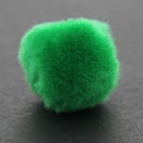 Pompon 25 mm groen (100 stuks)