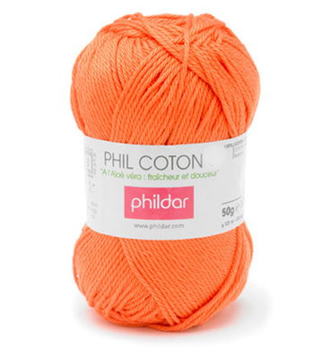 Phildar Phil Coton 4 Vitamine - oranje