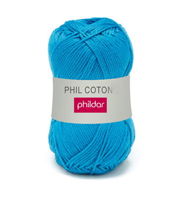 Phildar Phil Coton 4 Pacifique op=op uit collectie 