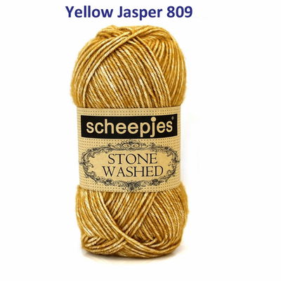 Scheepjes Stone Washed 809 Yellow Jasper