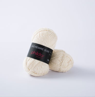 Phildar Cachemire Soie Ecru op=op 