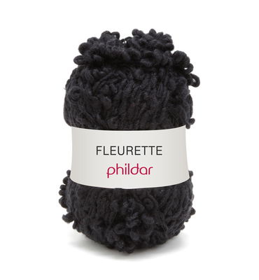 Phildar Phil Fleurette noir op=op 