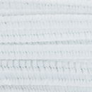 Chenille 6 mm -  30 cm wit (50 stuks)