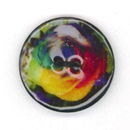 knoop 34 mm regenboog