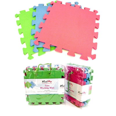 Knit pro Lace blocking mats 30x30x1 cm 9 stuks 