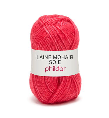Phildar Phil Laine mohair soie Framboise op=op 
