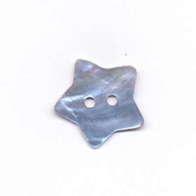 Knoop 20 mm parelmoer ster