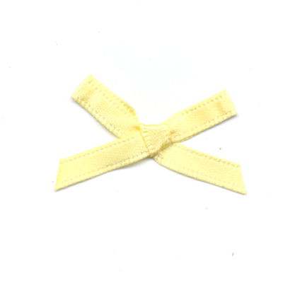 Strikje licht geel 3 a 2 cm 10 stuks op=op 