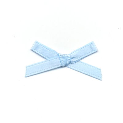 Strikje licht blauw 3 a 2 cm 10 stuks op=op 