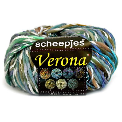 Scheepjes Verona 3 groen paars op=op 