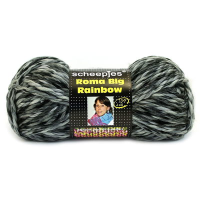 Scheepjes Roma Big rainboop=op 24 grijs op=op 