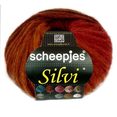 Scheepjes Silvi 0002 oranje roest op=op 