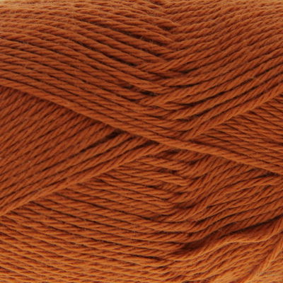 Scheepjes Cotton 8 671 roest oranje op=op uit collectie 