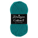 Scheepjes Cotton 8 724 donker aqua blauw (op=op uit collectie)