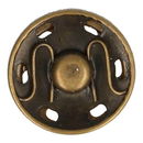 Drukknoop 19 mm (bruin)