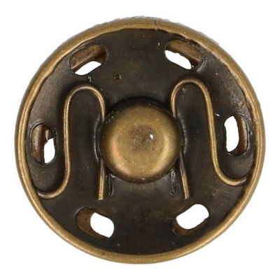 Drukknoop 19 mm goud*