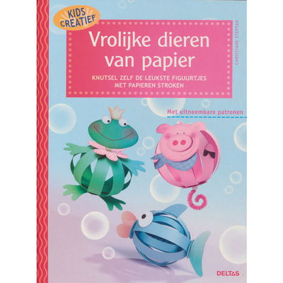 Vrolijke dieren van papier