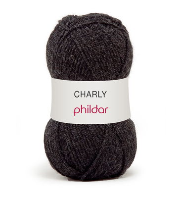 Phildar Charly Carbone 0039 - 1399 - grijs antraciet op=op 