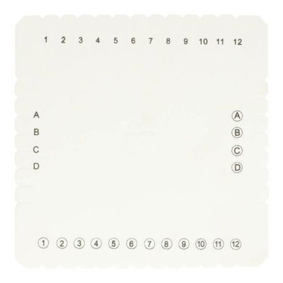 kumihimo disk vierkant 150 mm 12 gleuven 