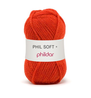 Phildar Phil Soft plus Coquelicot op=op 