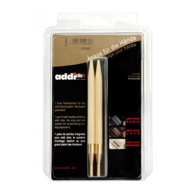 Addi - click naaldpunt BAMBOE nr 7 - 13 cm 2 stuks 