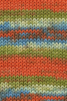 Lang Yarns Cotone color 875.0075 oranje groen