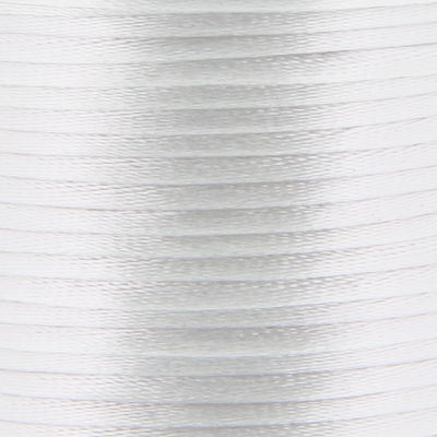 Satijnkoord 2 mm 029 wit - Kumihimo 5 mtr 