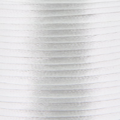 Satijnkoord 2 mm wit - Kumihimo 5 mtr 