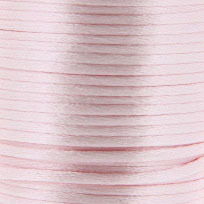 Satijnkoord 3 mm 026 licht roze - Kumihimo 5 mtr 