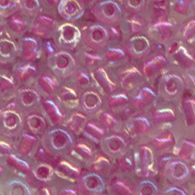 rocailles rainbow 206 roze op=op 