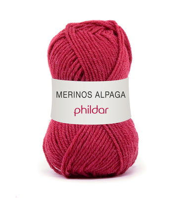Phildar Merinos alpaga Amarante 12 x vb op=op 