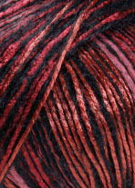 Lang Yarns Celine 924.0061 roodoranje zwart op=op 