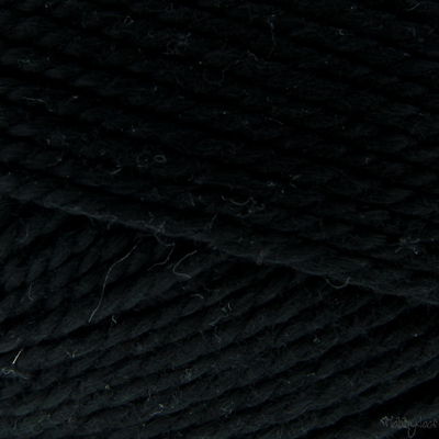 Lammy Yarns Coton 5 001 zwart op=op uit collectie 