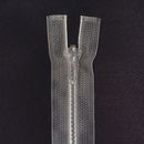 rits deelbaar 40 cm transparant