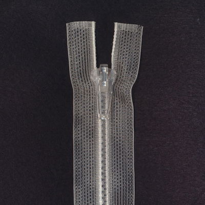 rits deelbaar 40 cm transparant