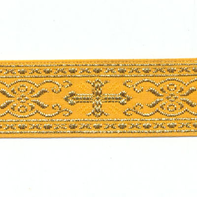 Band 18 mm sinterklaas - geel 1 meter 