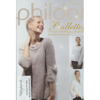 Phildar nr 582 3 modellen van Phil Paillettes
