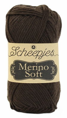 Scheepjes Merino soft 609 Rembrandt - donker bruin